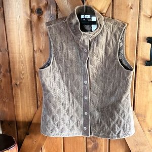Liz & Co. Veluer Vest size Large